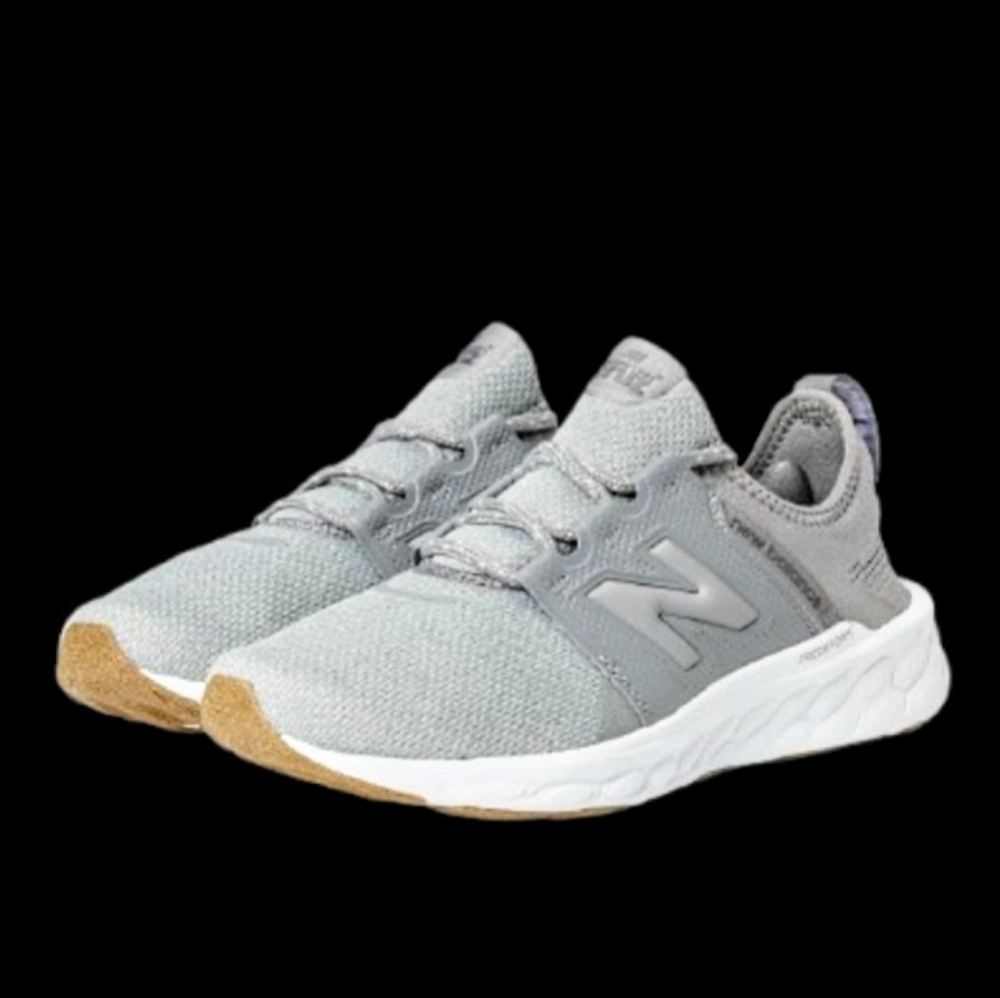 New Balance Fresh Foam X Cruz v3 Running Mens Size 11.5D Grey White Castlerock